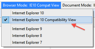 internet explorer 10 interface
