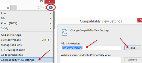 Set IE11 Compatibility Mode